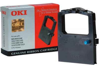 OKI 01-09-0391 ML182/192/280E/320/321/3320/3321 Black Ribbon